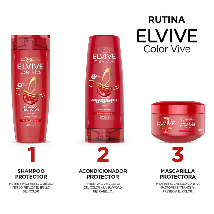 Acondicionador Elvive Colorvive - Cabello Teñido X 370Ml