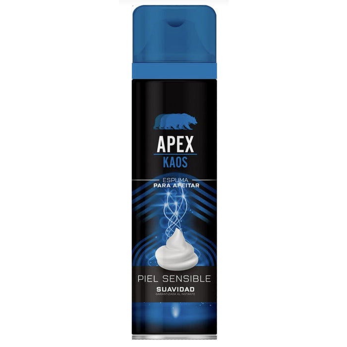 Apex Kaos Espuma Para Afeitar Piel Sensible X 414Ml