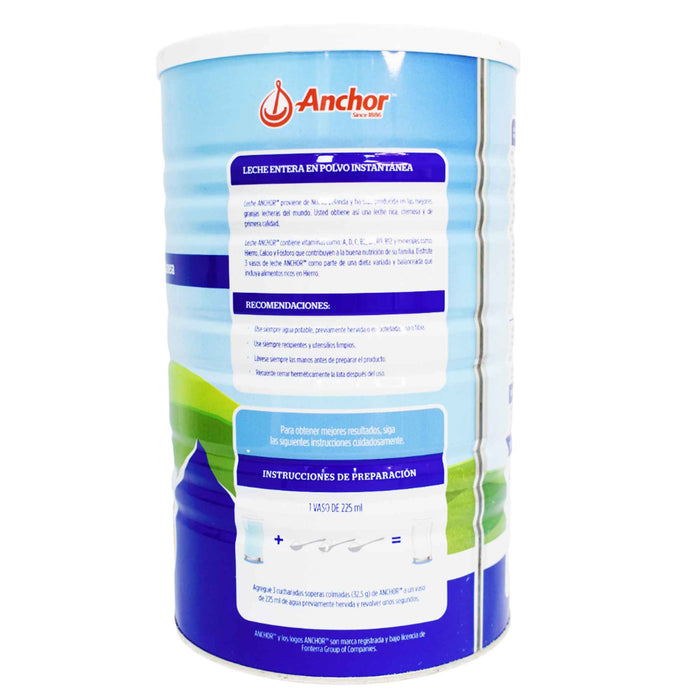 Leche Entera Instantánea En Polvo Ancla X 2200G