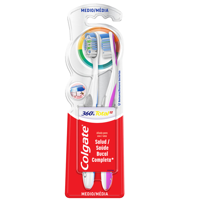 Cepillo Colgate 360 Surround X 2 Unidades