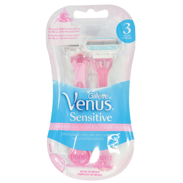 Afeitadora Gillette Venus Sensitive Para Mujer X 2 Unidades
