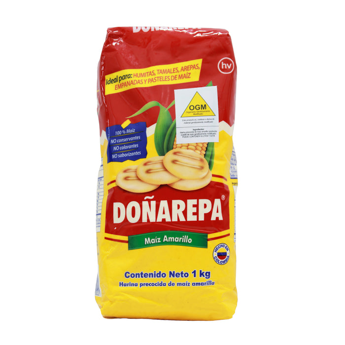 Harina Precocida Donarepa Maíz Amarillo X 1Kg