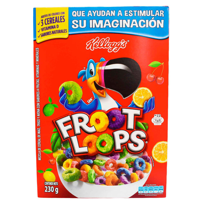 Froot Loops Kellogs Maiz Trigo Y Avena X 230G