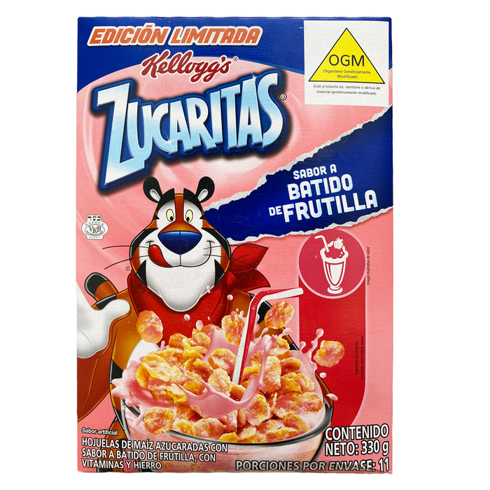 Cereal Kellogg's Zucaritas Batido De Frutilla X 330G