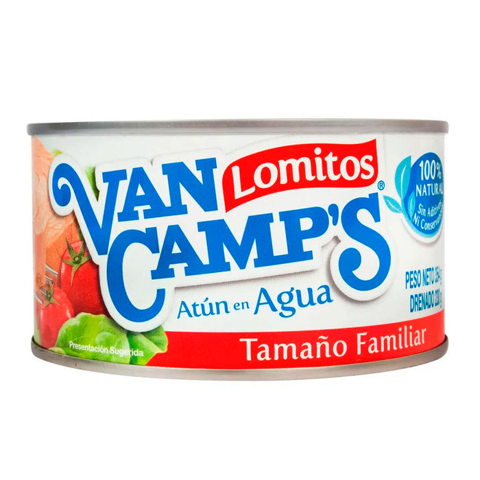 Lomitos De Atún Van Camps Agua Tipo Familiar X 320G