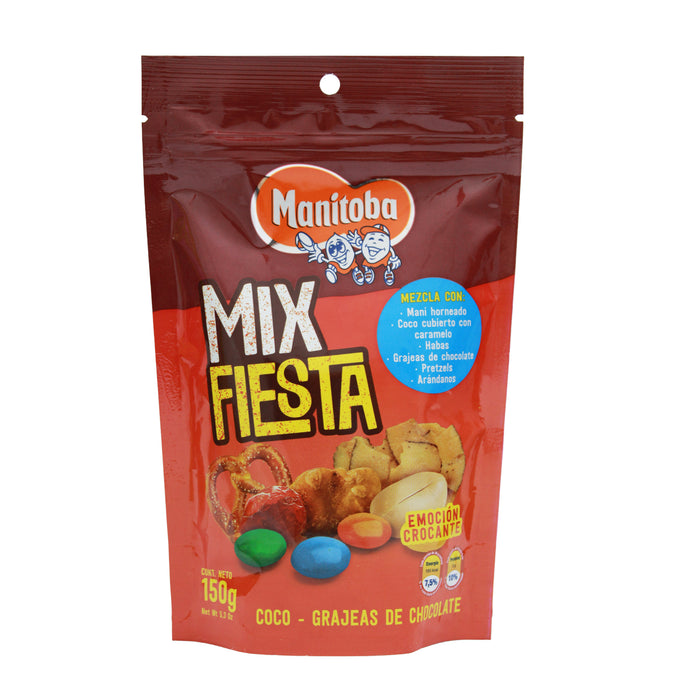 Manitoba Mix Fiesta Coco Grageas De Chocolate X 150G