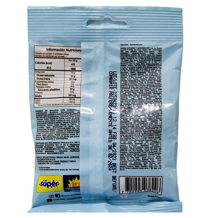 Bianchi Choco Snacks Cookies And Cream X 55G