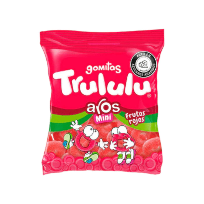 Gomitas Trululu Aros Mini Frutos Rojos X 40G