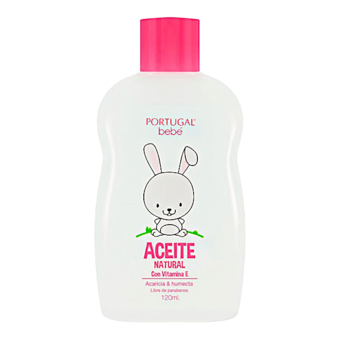 Aceite Natural Portugal Bebé Con Vitamina E X 120Ml