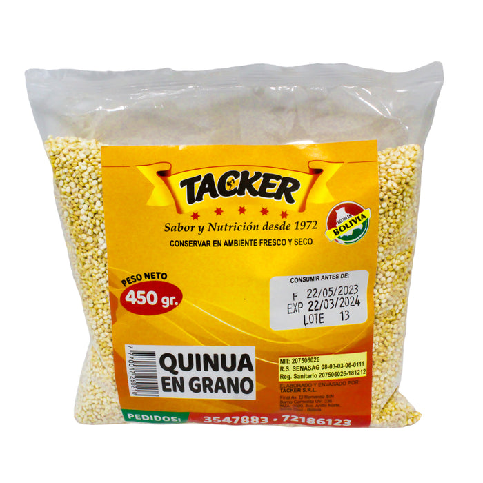 Quinua Tacker En Grano Bolsa X 450G