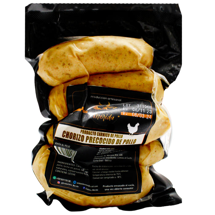 Merida Chorizo Precocido De Pollo Paquete X 500G