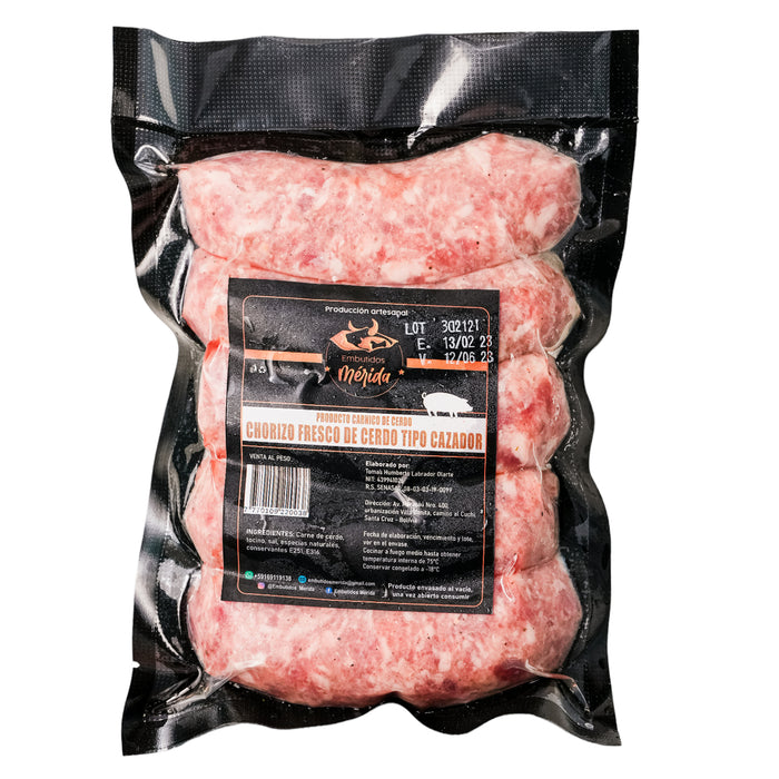 Merida Chorizo De Cerdo Tipo Cazador X Unidad