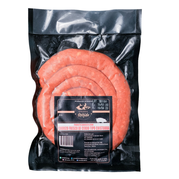 Merida Chorizo De Cerdo Tipo Chistorra X Unidad
