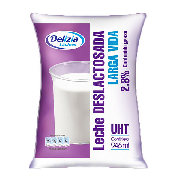 Delizia Leche Deslactosada Uht X 946Ml