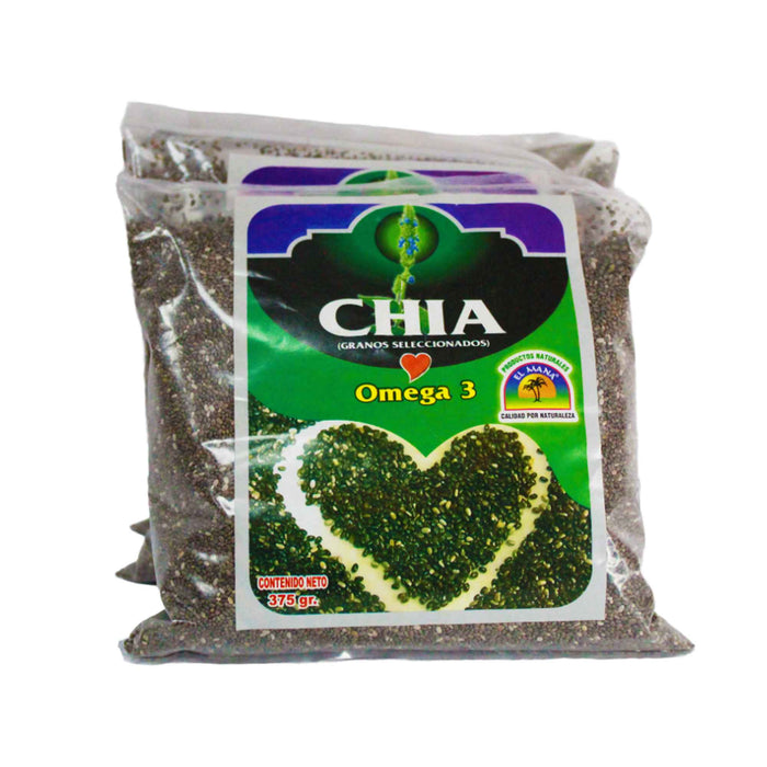 Chía El Maná Omega 3 X 375G