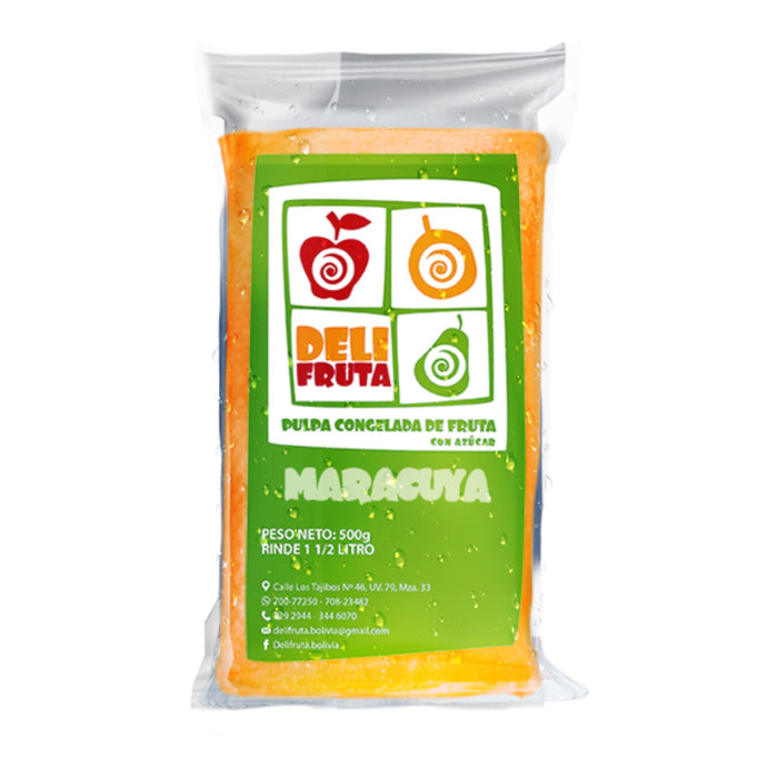 Delifruta Pulpa De Fruta Congelada  Maracuya X 500G