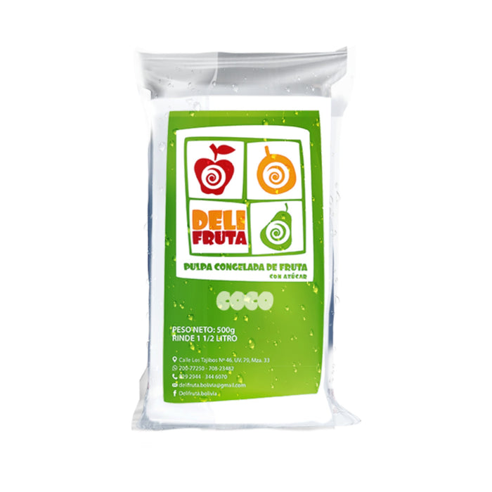 Delifruta Pulpa De Fruta Congelada Coco X 500G