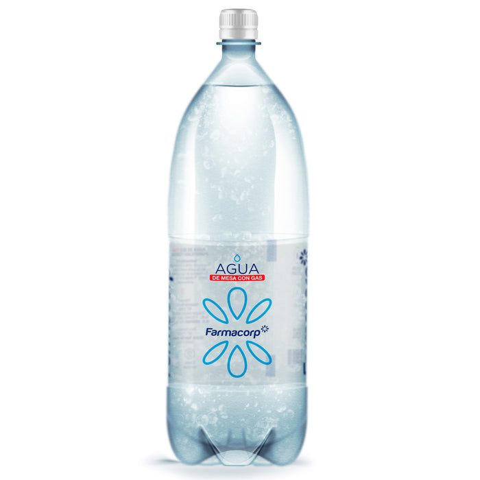 Agua De Mesa Farmacorp Con Gas X 1750Ml