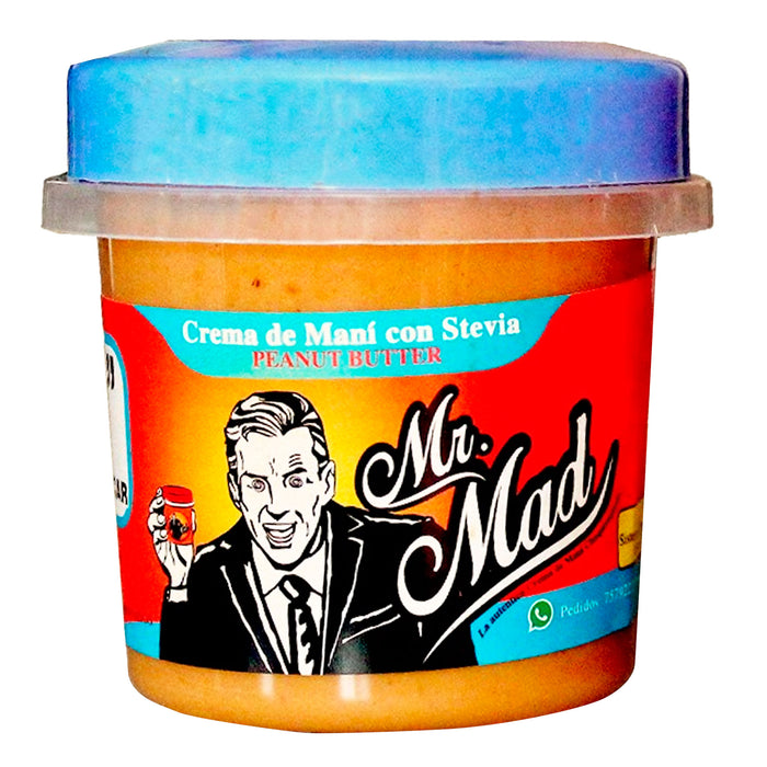 Mr. Mad Crema De Mani Con Stevia Fco X 300 Gr