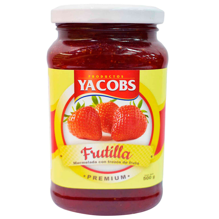 Mermelada Yacobs Premium De Frutilla X 500G