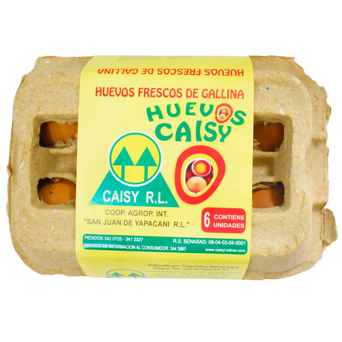 Huevos Caisy X 6 Unidades