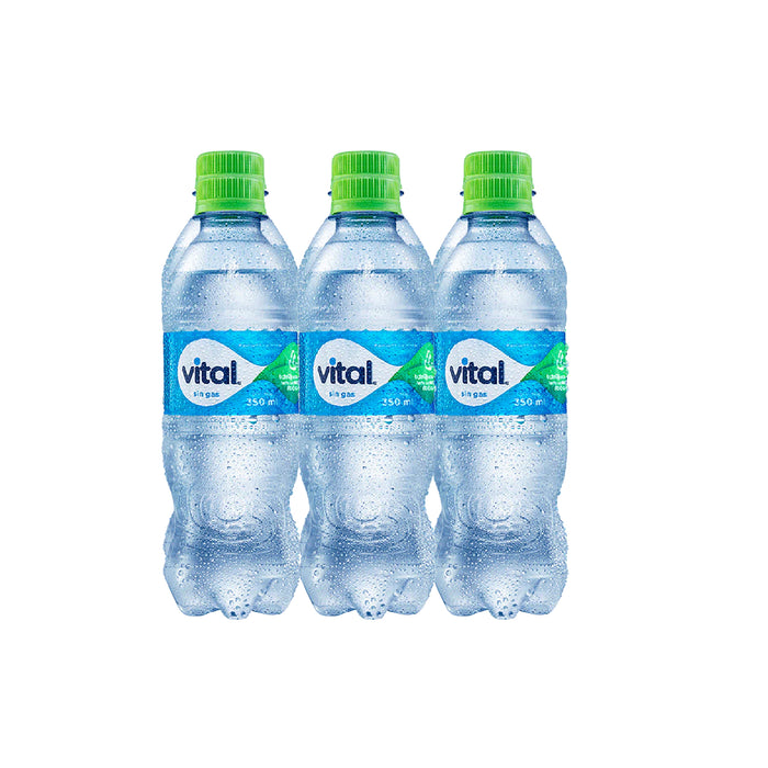 Agua Vital Sin Gas Pack 300Ml X 6 Unidades