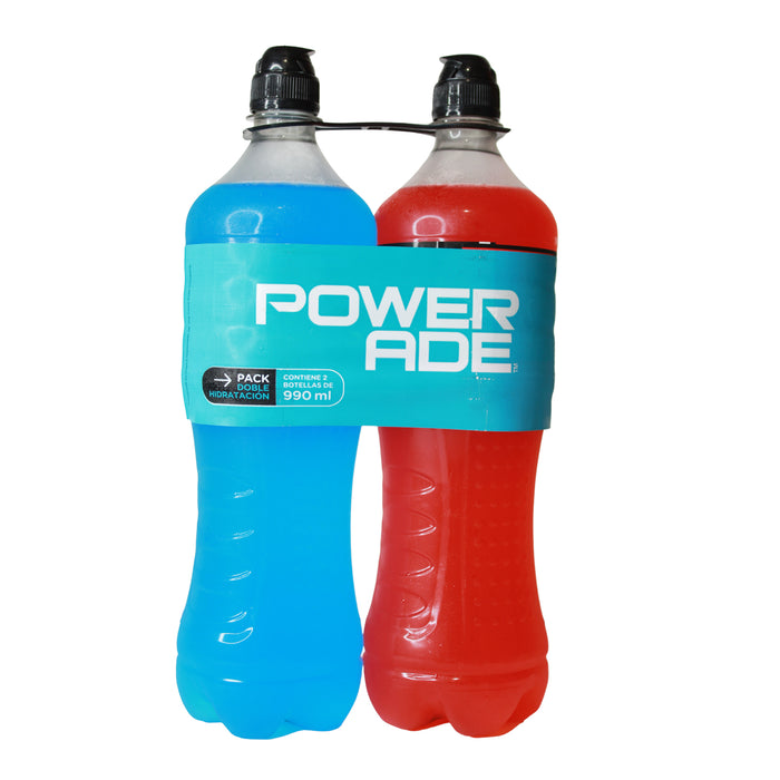 Powerade Pack Mora Multifrutal 2 Botellas X 990Ml
