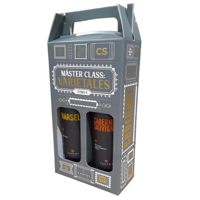 Cabernet marselan vino tinto pack 2 botellas x 750ml