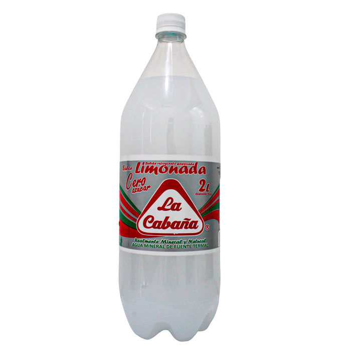 La Cabaña Limonada Con Gas Cero Azucar X 2 L