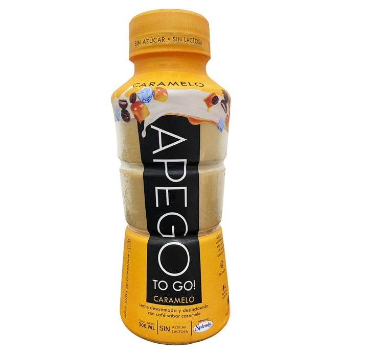 Apego To Go Leche Con Cafe Sabor Caramelo Sin Azucar X 300Ml