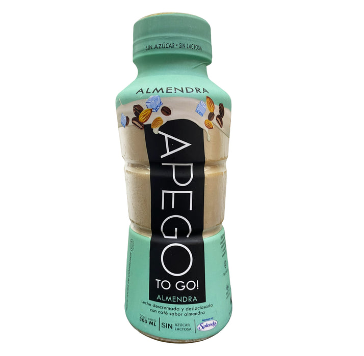 Apego To Go Leche Con Cafe Sabor Almendra Sin Azucar X 300Ml