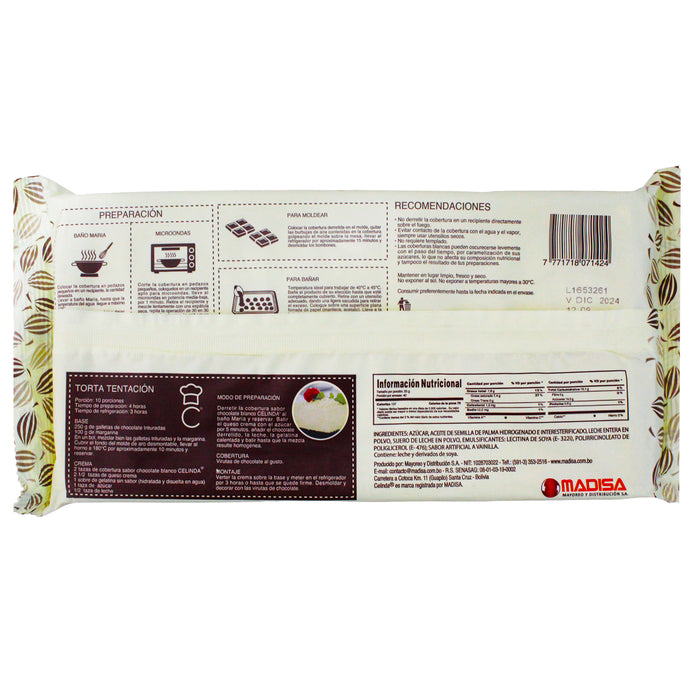 Cobertura De Chocolate Celinda Blanco X 1Kg