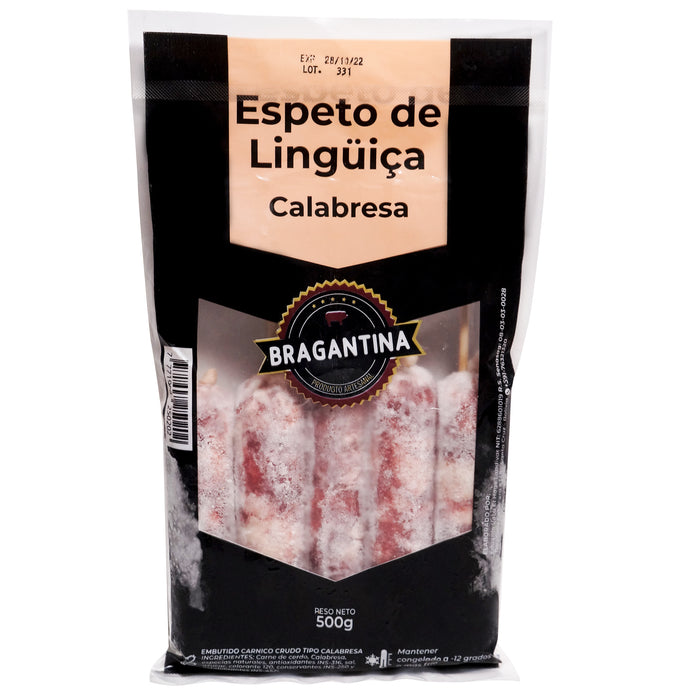 Bragantina Espeto De Linguica Calabresa X 500G