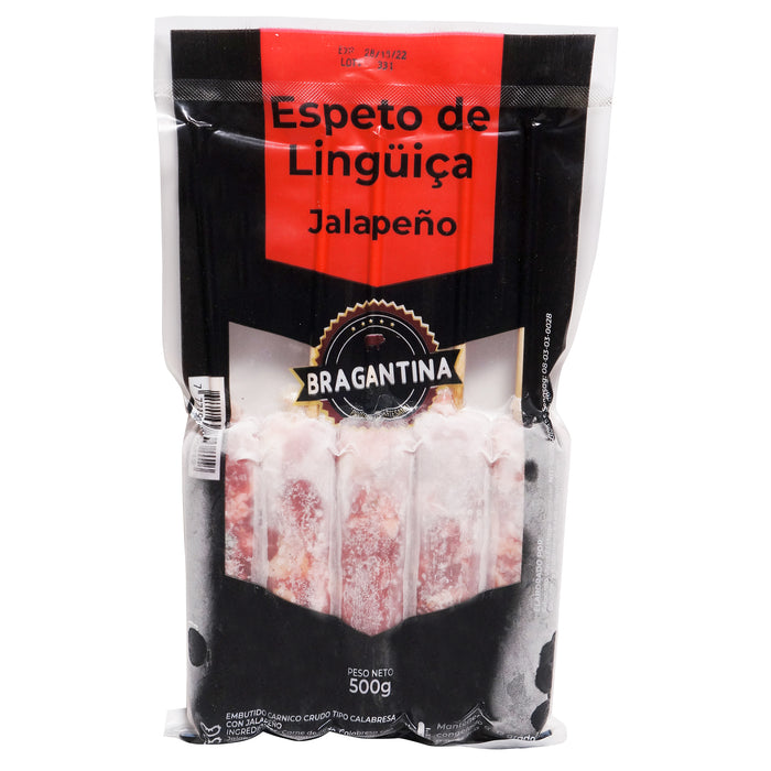 Bragantina Espeto De Linguica Jalapeno X 500G