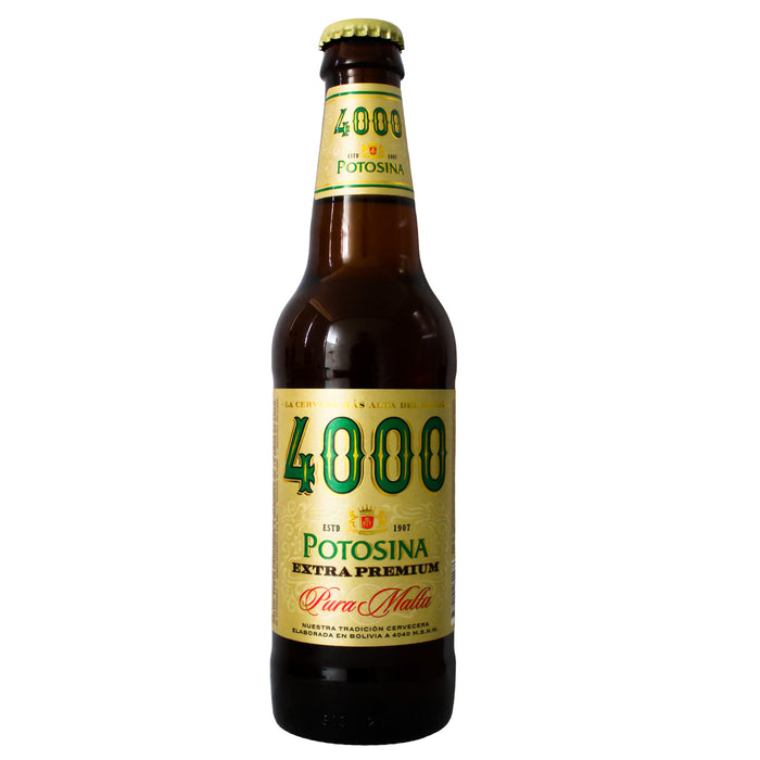Cerveza Potosina Extra Premium 4000 Botella X 355Ml