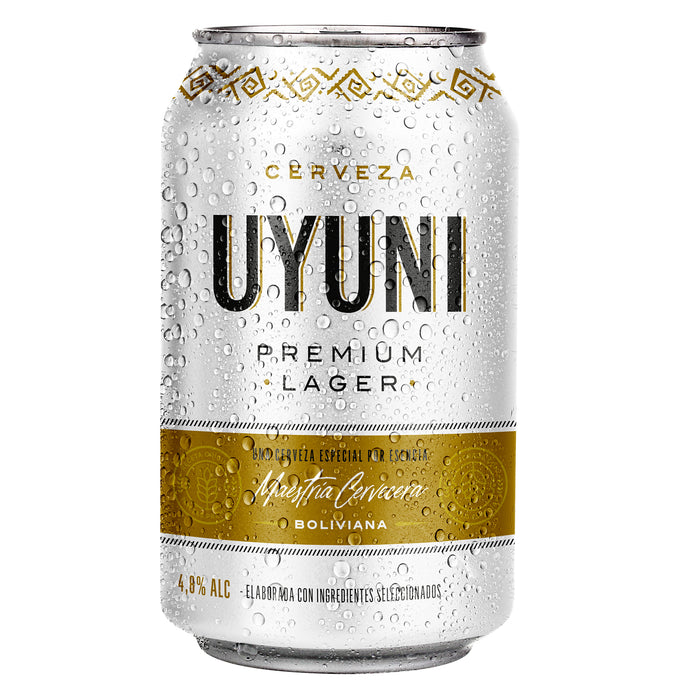 Cerveza Uyuni Premium Lager Lata X 350Ml