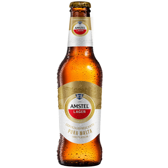 Amstel Lager Cerveza Botella X 300Ml