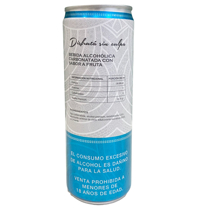 Hard Seltzer Sabor Coco Colossus X 355Ml