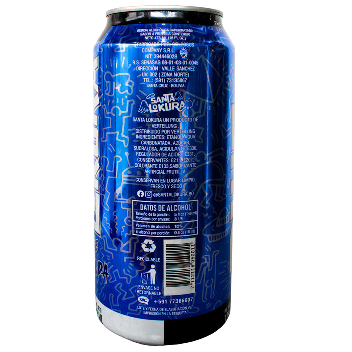 Bebida Alcohólica  Santa Lokura Blue X 473Ml