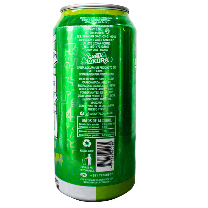 Bebida Alcohólica Santa Lokura Green X 473Ml