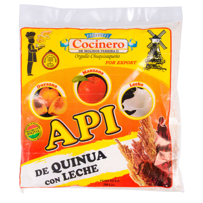 Api Cocinero De Quinua Con Leche En Polvo X 200G