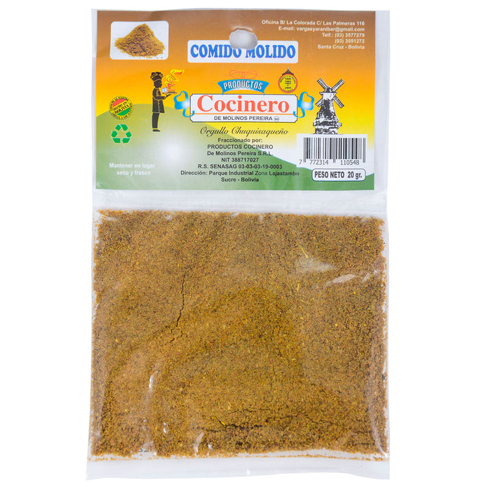 Comino Cocinero Molido Bolsita X 20G