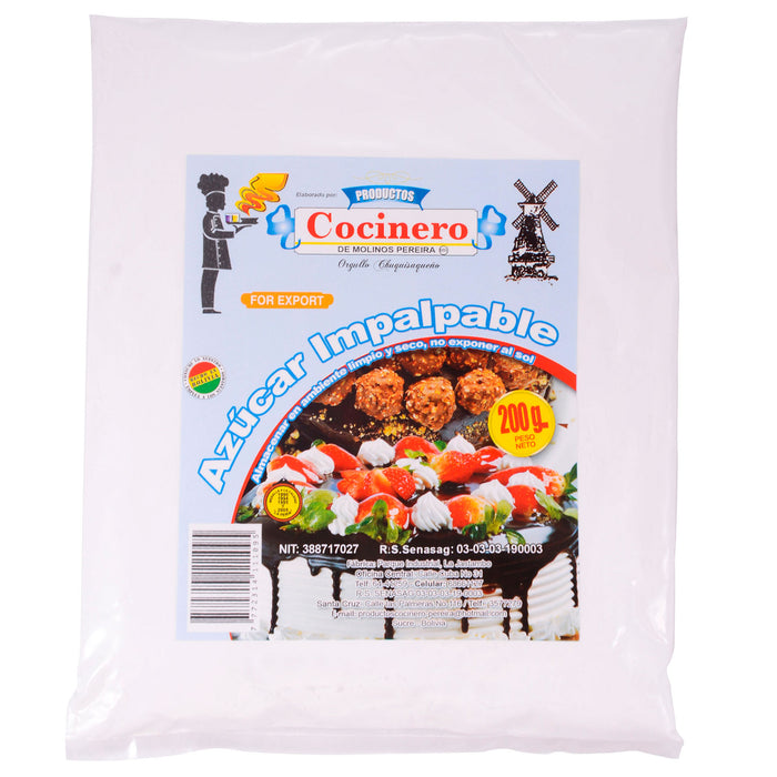 Azúcar Impalpable Cocinero X 200G
