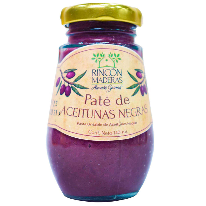 Rincon maderas pate de aceitunas negras x 140ml