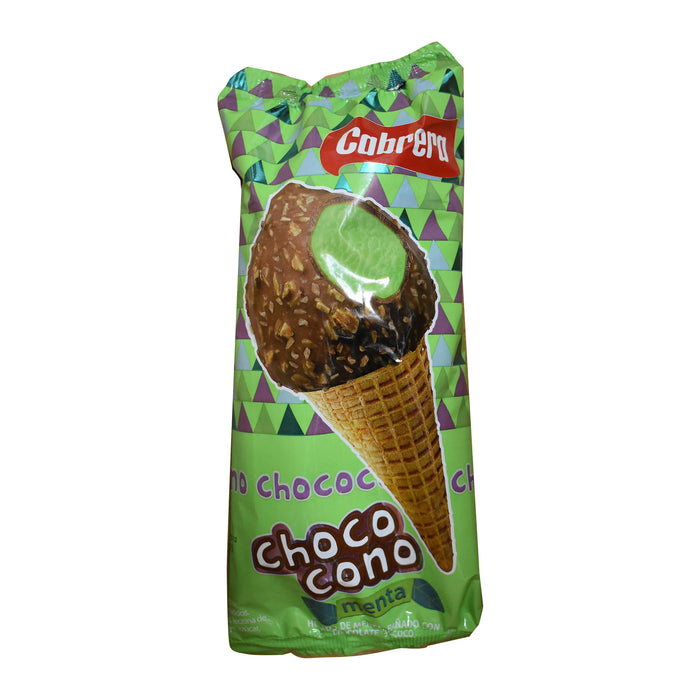 Cabrera Helado Choco Cono Menta X Unidad