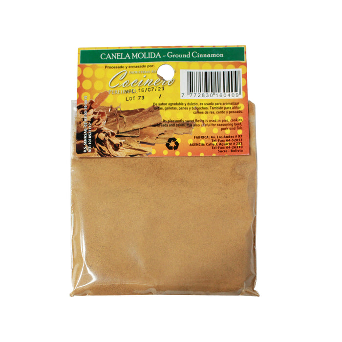Canela Molida Cocinero Bolsa X 20/30G