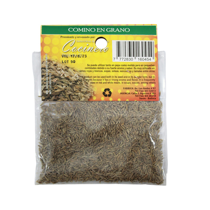 Comino Cocinero En Grano Bolsa X 30G