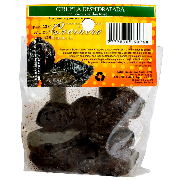 Ciruela Cocinero Deshidratada Bolsa X 100G