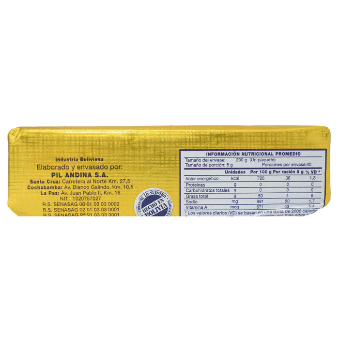 Pil Mantequilla Pasteurizada Con Sal X 200G