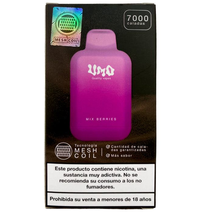 Umo Mesh Coil Mix Berries Vape 7000 Puff